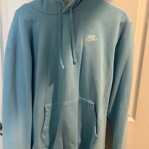 Nike Men's Light Blue Hoodie